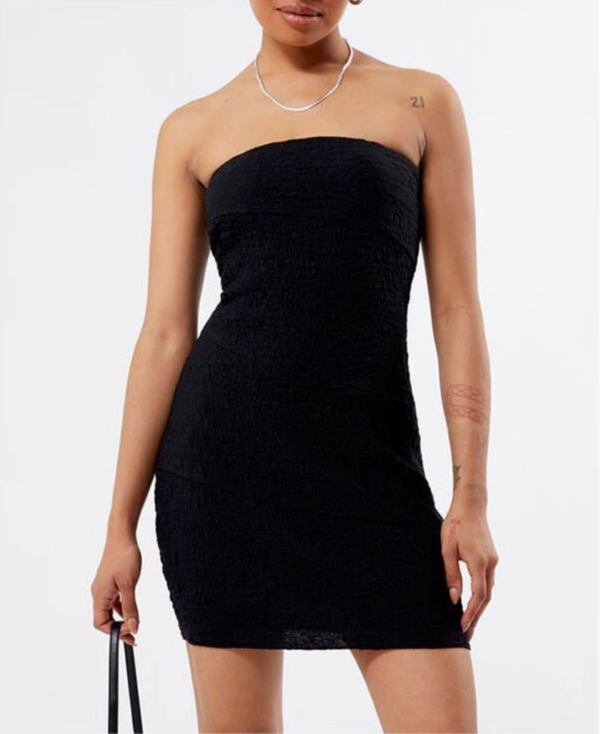 velour fluffy summer dress