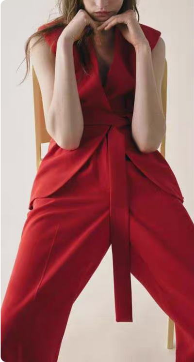 velour viral red summer set