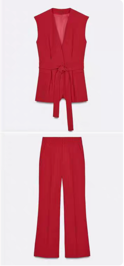 velour viral red summer set