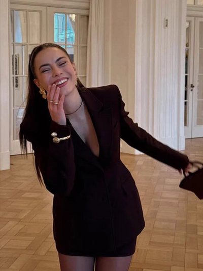 velour Luxe blazer set