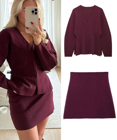 velour cozy red rock set