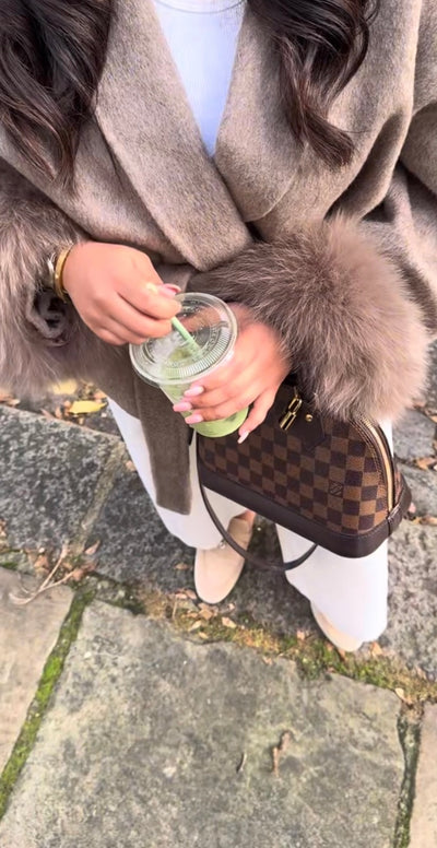 velour virale cozy Fell Jacke