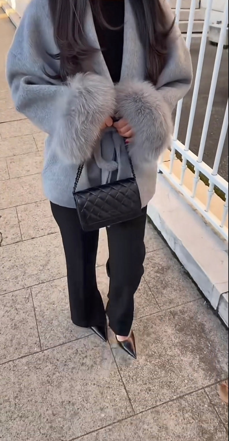 velour virale cozy Fell Jacke