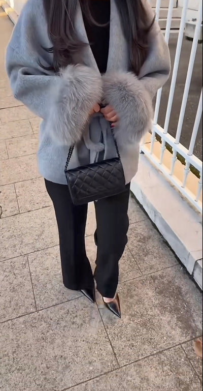 velour virale cozy Fell Jacke
