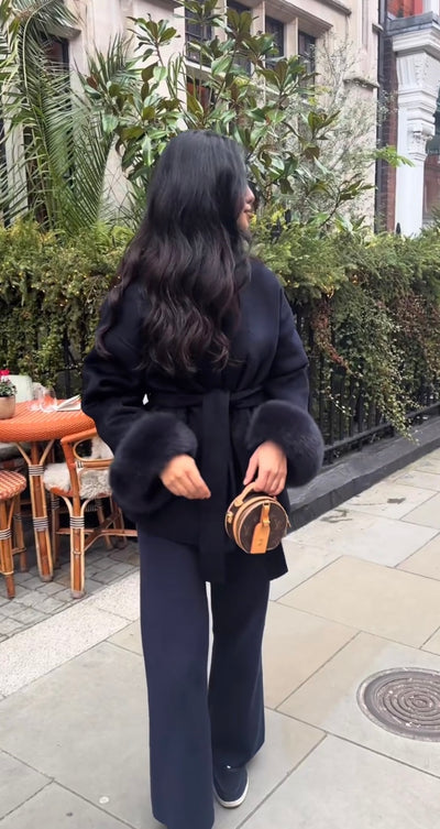velour virale cozy Fell Jacke