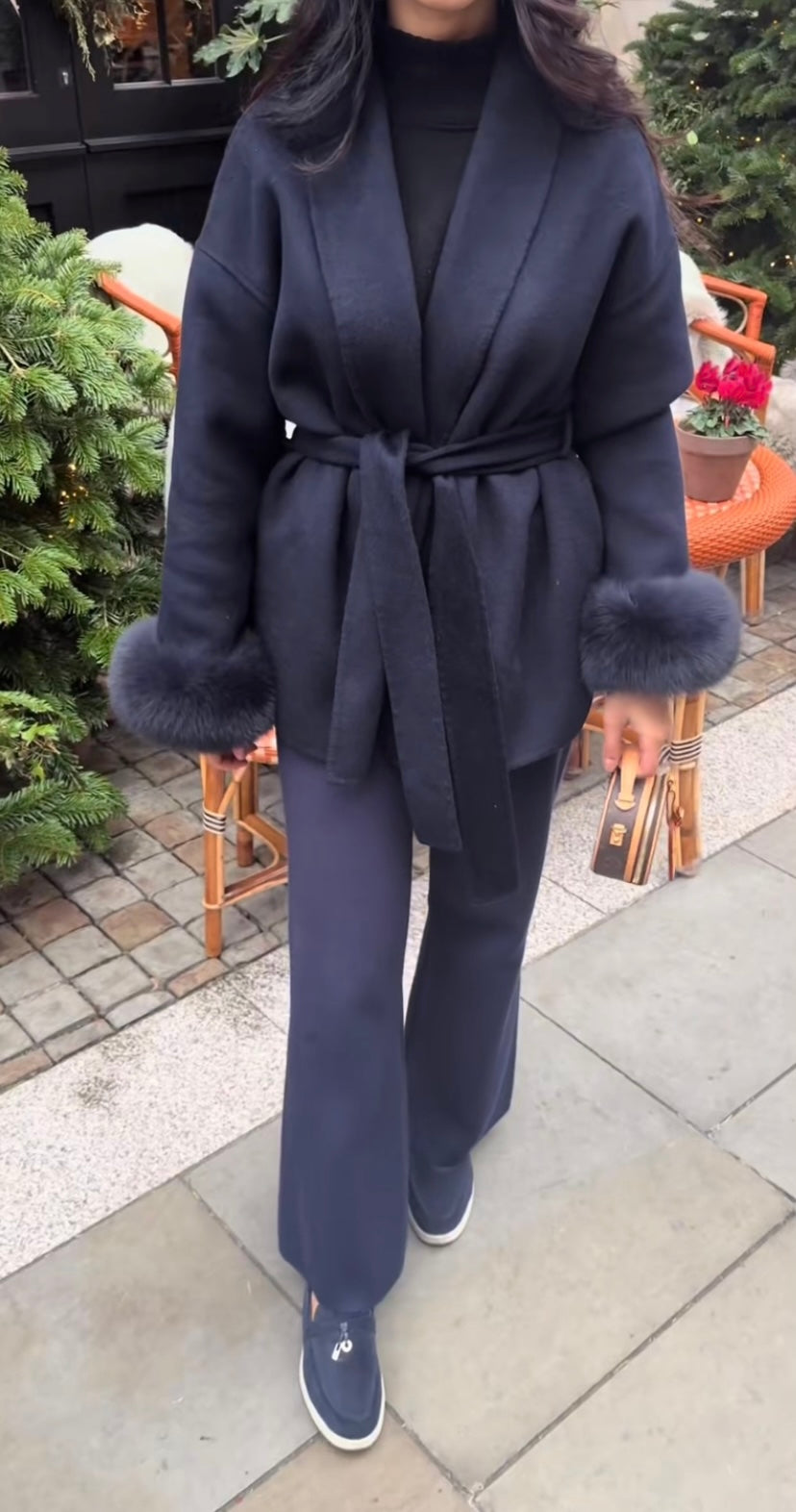 velour virale cozy Fell Jacke