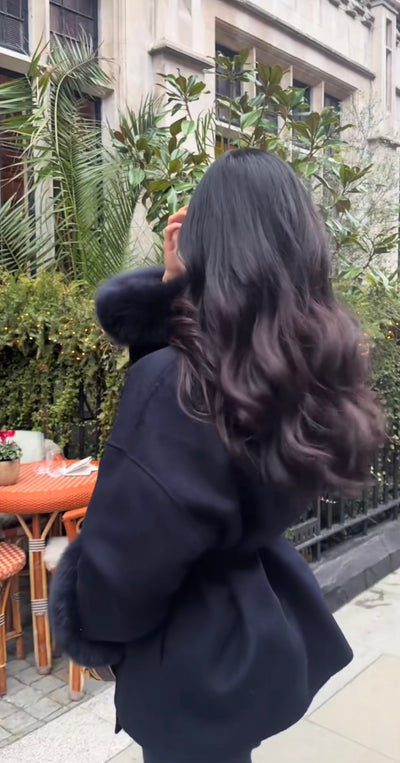 velour virale cozy Fell Jacke