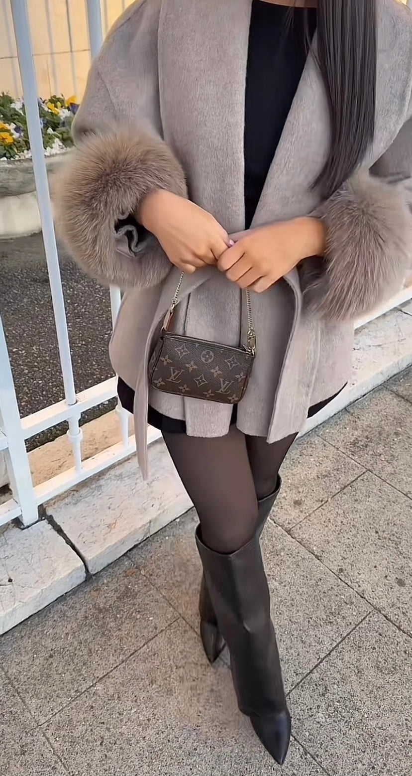 velour virale cozy Fell Jacke