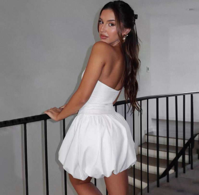 velour fluffy tight dress