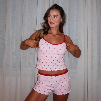 velour viral sunny cherry set