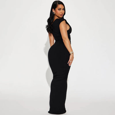 velour tight luxe dress
