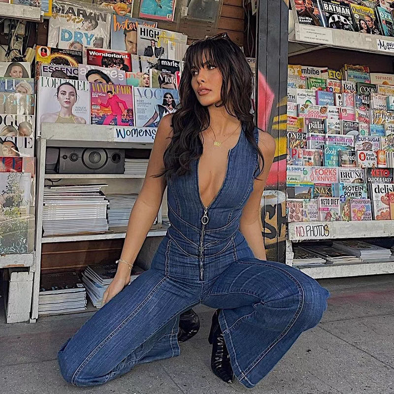 velour viral denim set