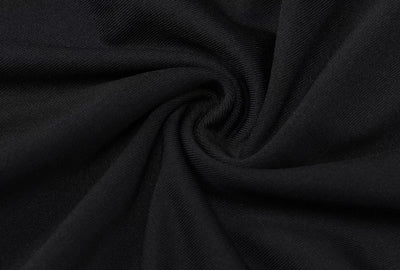 velour black shoulder free dress
