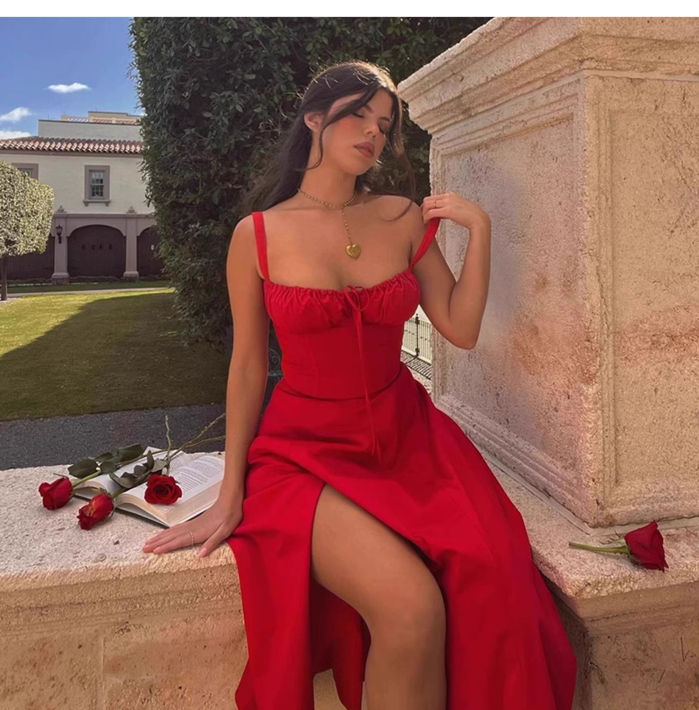 velour viral eleonora summer dress