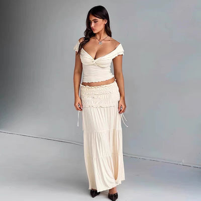 velour viral summer dress set