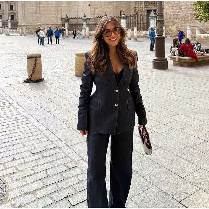 velour Luxe blazer set