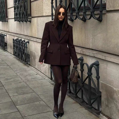 velour Luxe blazer set
