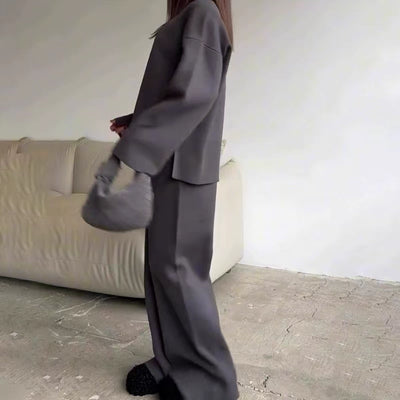 cozy oversized fall set