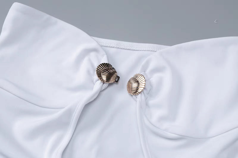 velour viral white summer dress