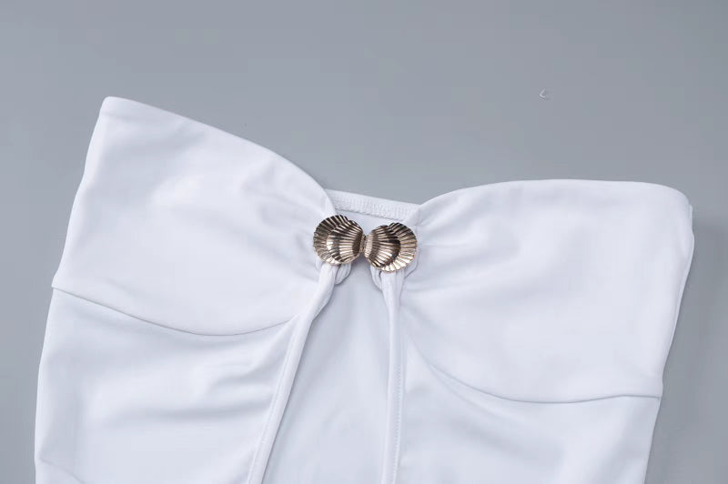velour viral white summer dress