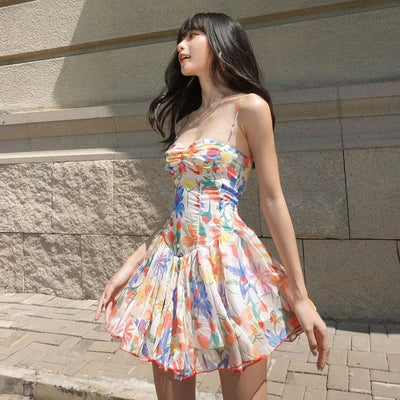 velour sunny flower dress