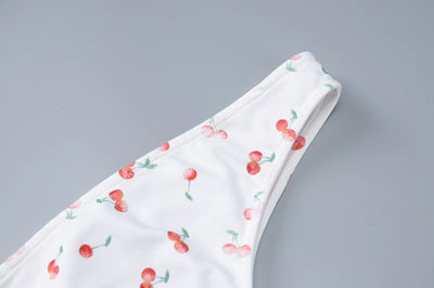 velour summer cherry dress