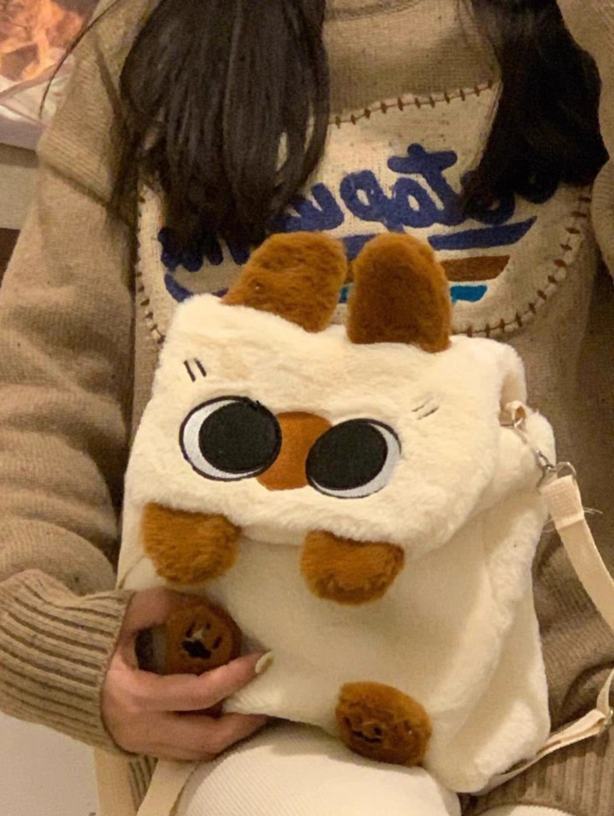 Viral big eye face backpack