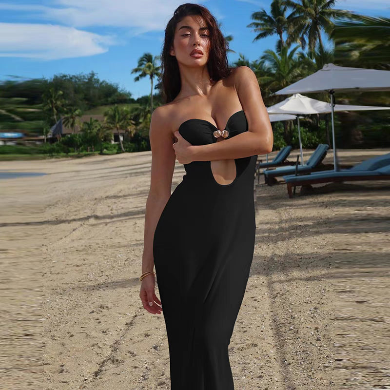 velour viral white summer dress