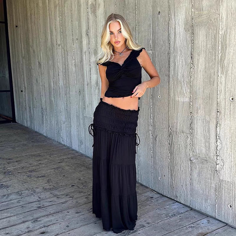 velour viral summer dress set