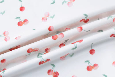 velour summer cherry dress