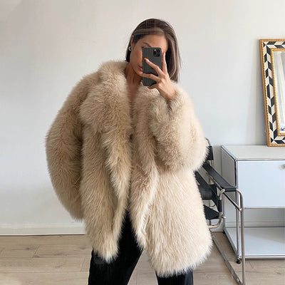 Viral cozy fluffy coat