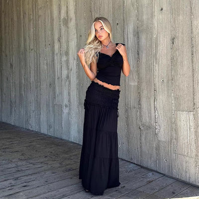 velour viral summer dress set