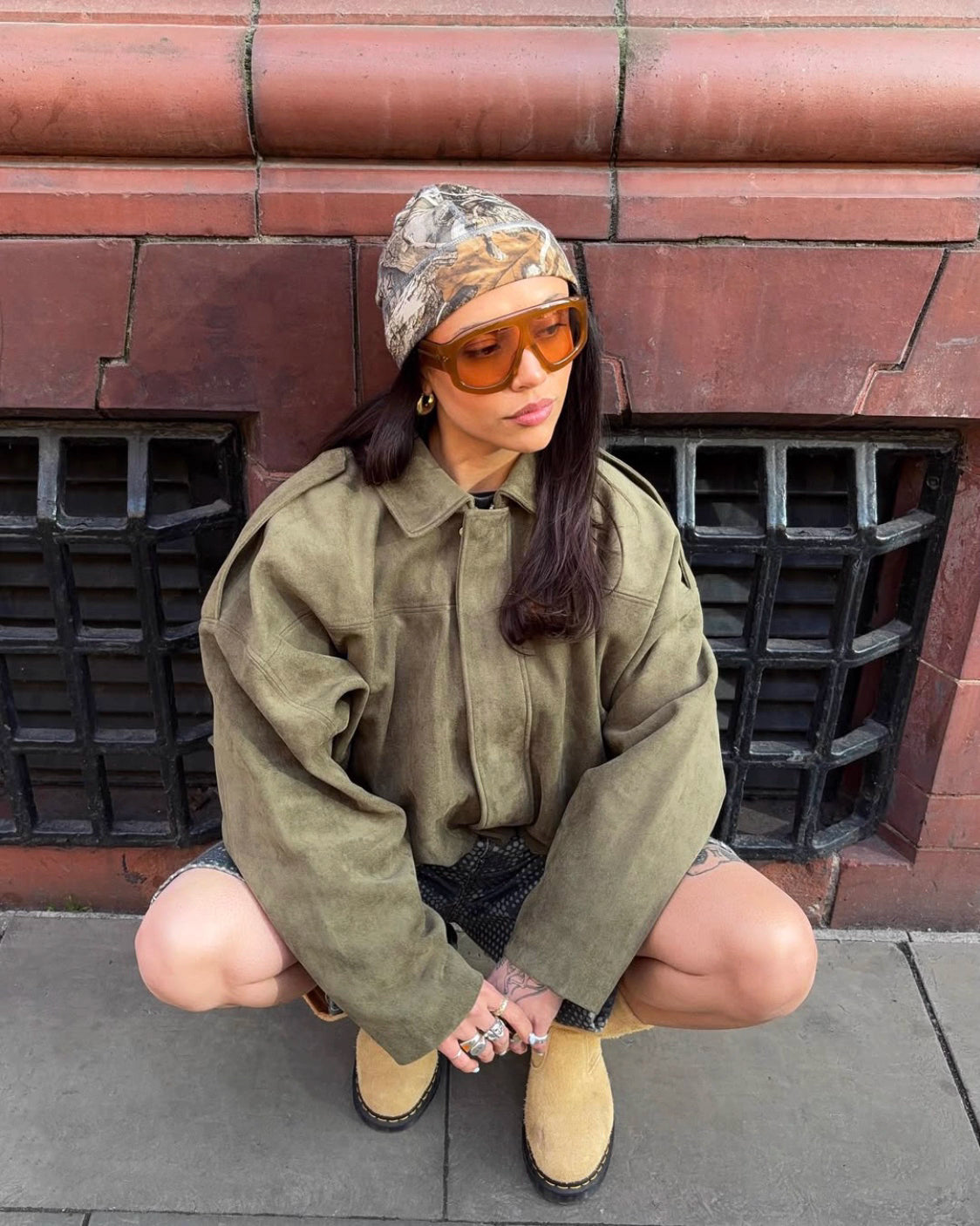 Viral fall olivegreen fall jacket