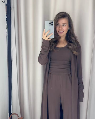 cozy fall set mit cape