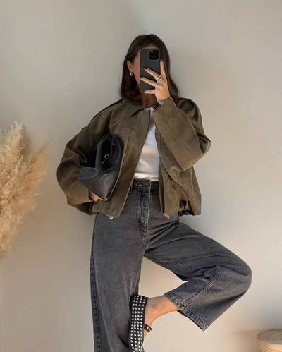 Elara fall colorful  jacket