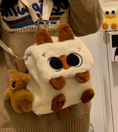 Viral big eye face backpack