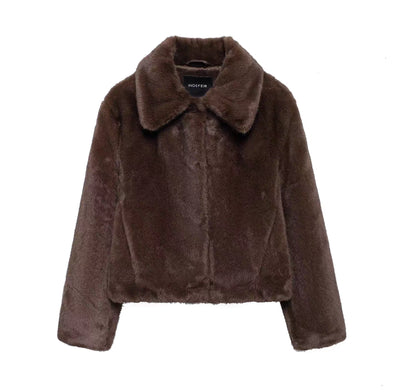 Luxe Elena fluffy jacket