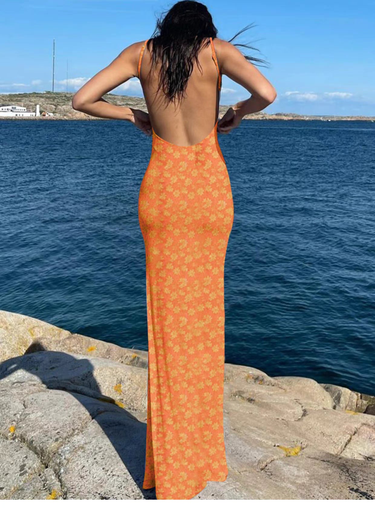 velour sunny summer dress