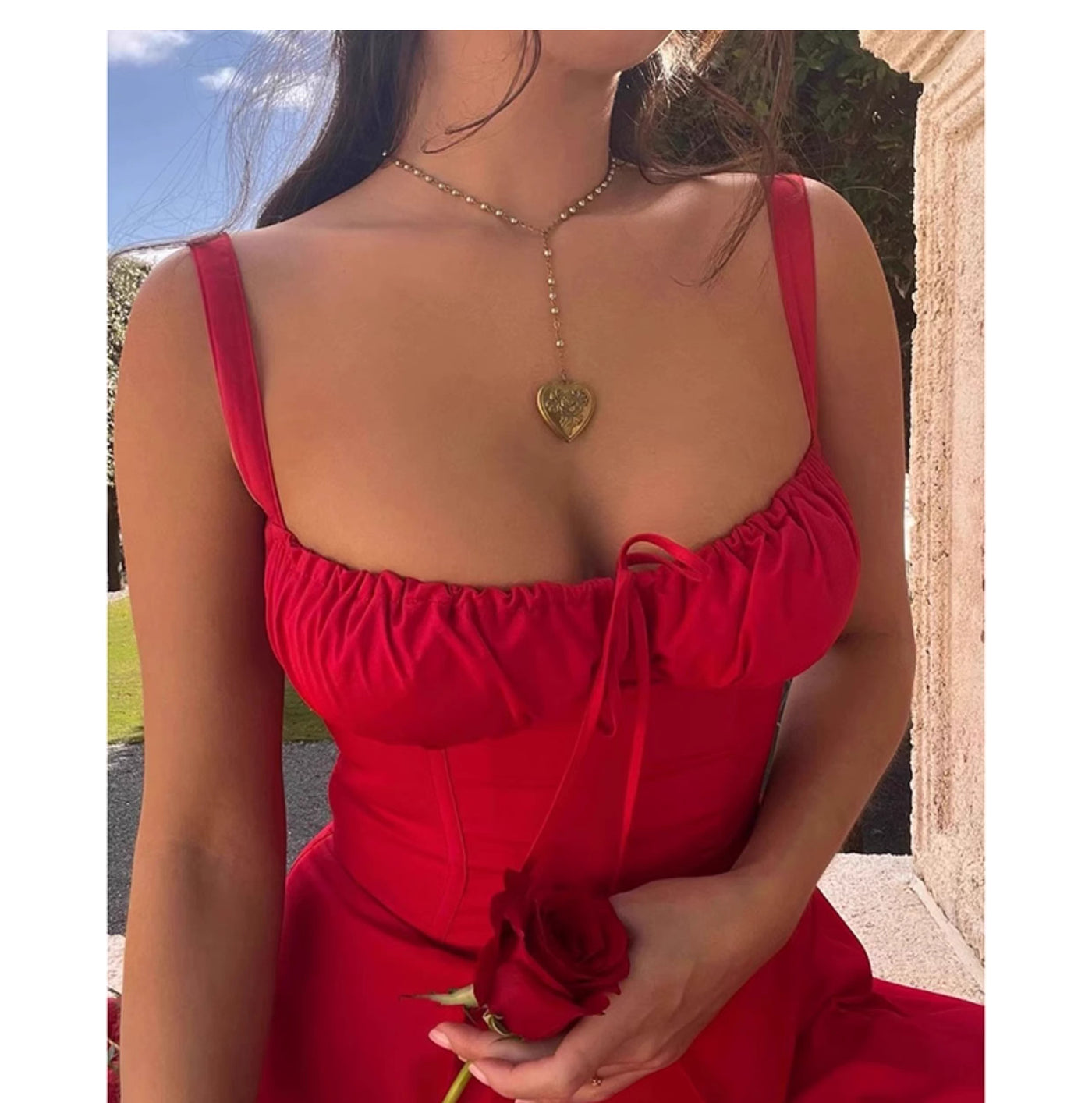 velour viral eleonora summer dress
