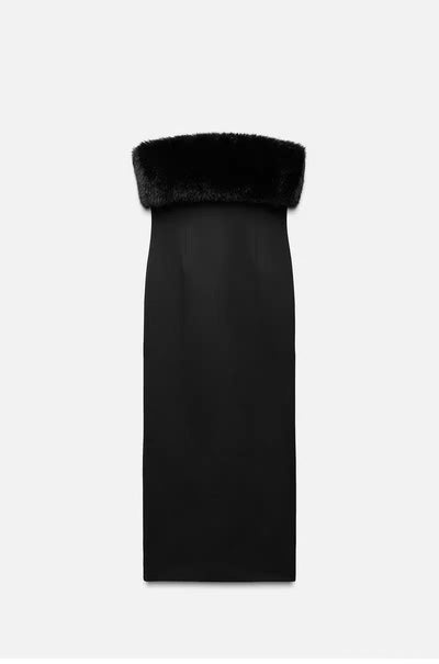 velour cozy puffer dress