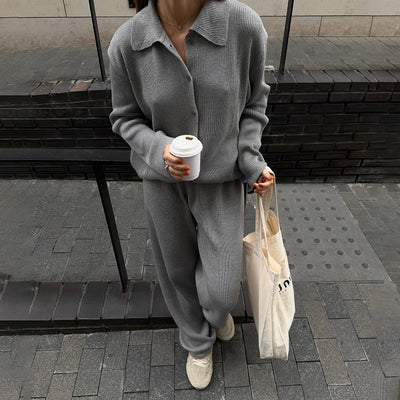 cozy grey fall set