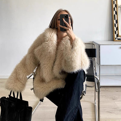 Viral cozy fluffy coat
