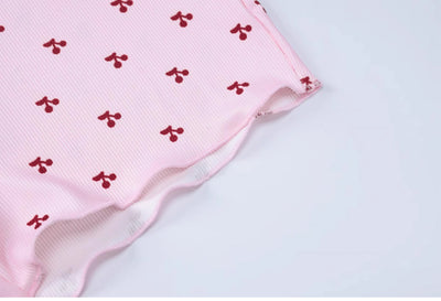 velour viral sunny cherry set