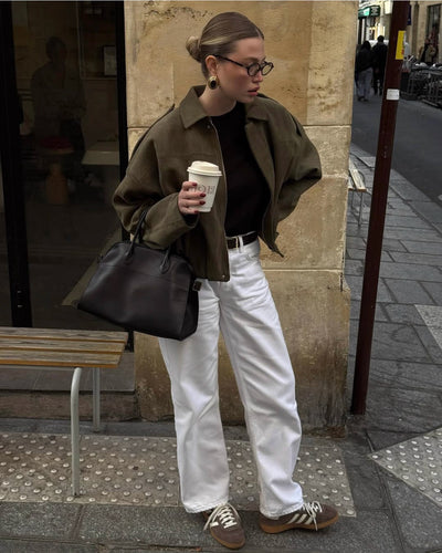 Viral fall olivegreen fall jacket