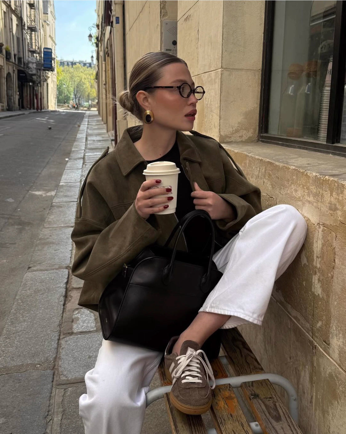Viral fall olivegreen fall jacket
