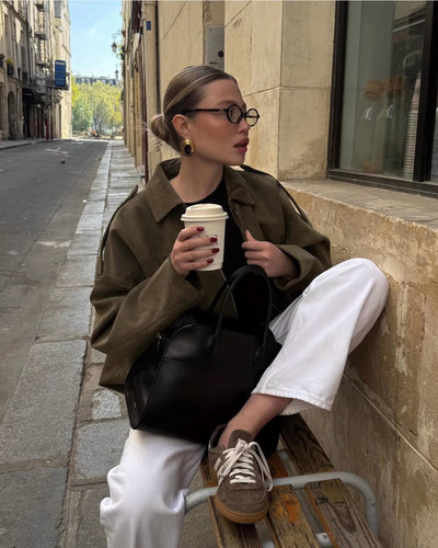 Viral fall olivegreen fall jacket