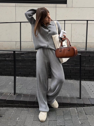 cozy grey fall set