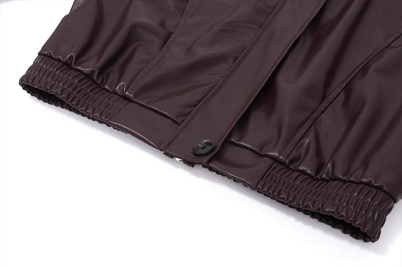 Amalia dark red fall jacket