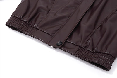 Amalia dark red fall jacket