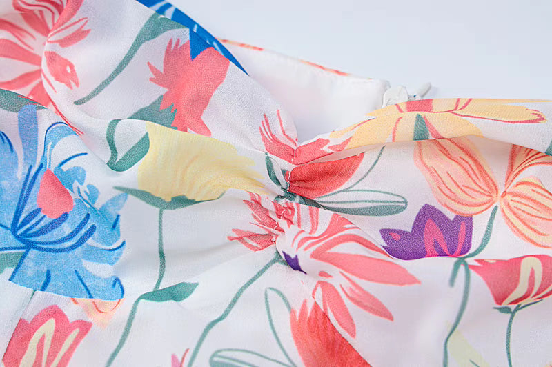 velour sunny flower dress